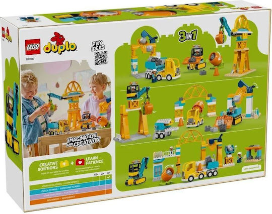 LEGO Duplo 3 in 1 Construction Site and Vehicles for Ages 3+ 84 Pieces