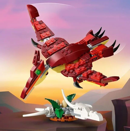 LEGO Creator 3-in-1 Свиреп Динозавър за 8+ Години 283 Бройки