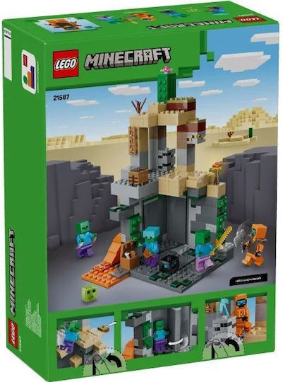 LEGO Minecraft Zombie Dungeon for Ages 8+ 284 Pieces