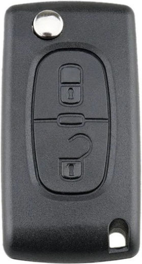 Husă Pentru Chei Auto Compatibilă Peugeot Citroen 207 307 407 C2 C3 C4 C5 C6 C8 2 Butoane Va2