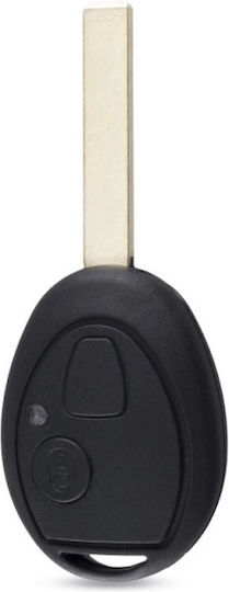 Husă Pentru Chei Auto Compatibilă Land Rover Discovery Rover 75 Mini Cooper Bmw Z3 Z4 X3 X5 E46 E39 2 Butoane Hu92