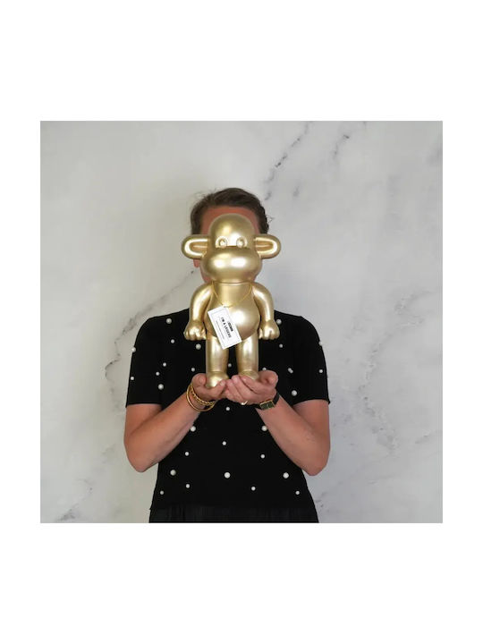Housevitamin Tischdekoration Monkey „Legend“ Gold 35cm