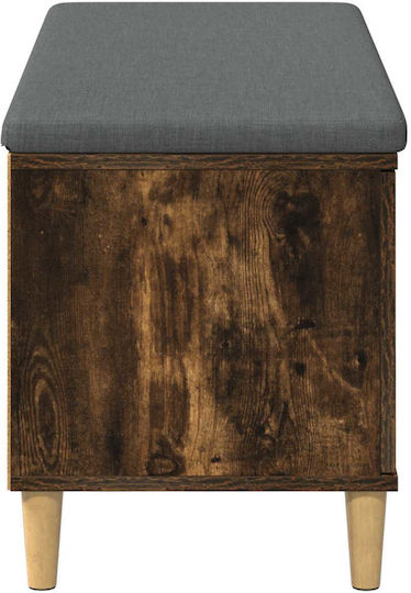 Entry Furniture with Bench Smoked Oak 60x38x46cm