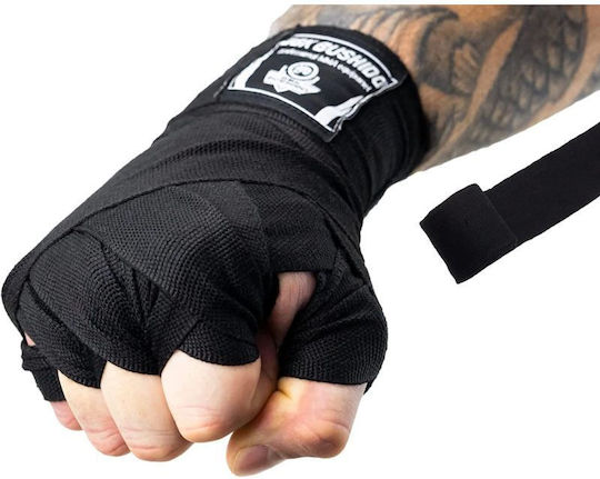 Cotton Boxing Wraps 2 Meters Black