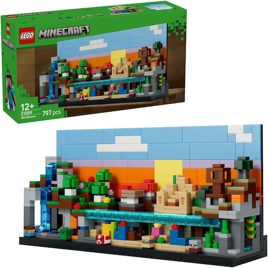 LEGO Minecraft Mini Biomes for Ages 12+ 797 Pieces