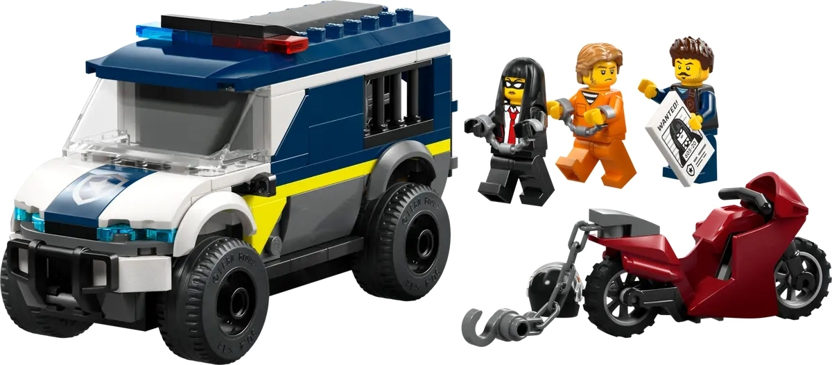 LEGO City Police Prisoner Transport Van για 6+ Ετών 198τμχ