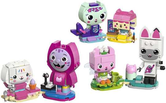 LEGO Gabby's Dollhouse Gabby's Brick-Built Cat Friends за 6+ години 324 броя