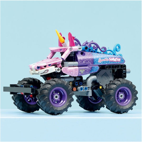 LEGO Technic Monster Jam™ Sparkle Smash™ Rückziehmodell für 7+ Jahre 243 Stück