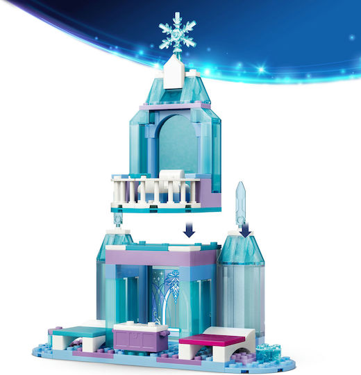 LEGO Disney Леденият Замък на Елза и Приключение със Снежна Шейна за 4+ Години 216 Бройки