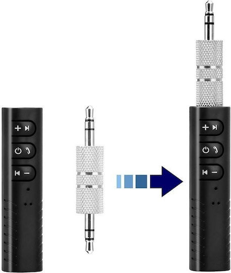 Bluetooth Аудиоприемник 3.5mm Жак Безжичен Автомобилен Клип On Bt2