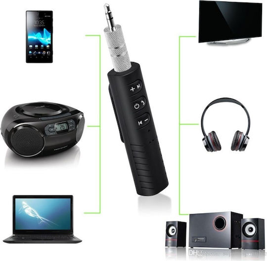 Bluetooth Аудиоприемник 3.5mm Жак Безжичен Автомобилен Клип On Bt2