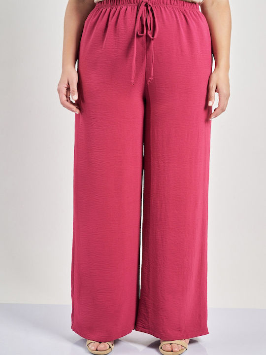 Femei Din material textil Pantaloni cu elastic Washed