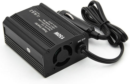 Inverter Invertor Auto 150W pentru Convertirea 12V DC în 220V AC