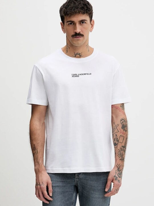 T-shirt Λευκό-μαύρο