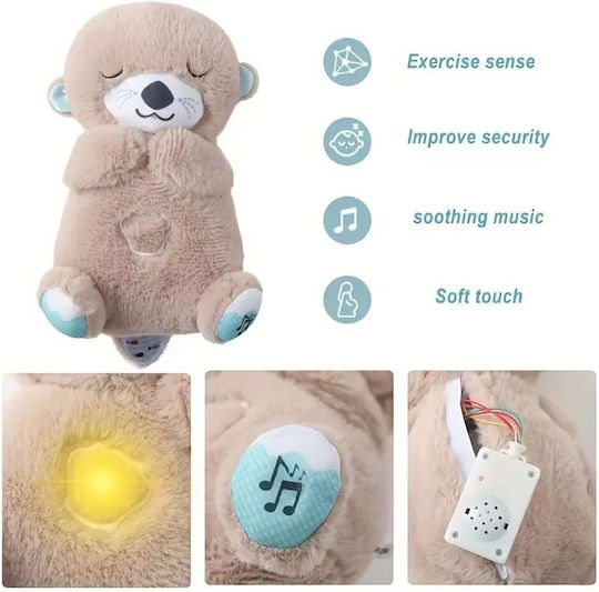Plush Teddy Bear with Motion & Sound for Newborns 11 cm