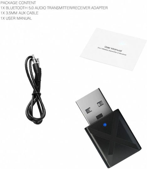 FM Transmitter Autovehicul cu Bluetooth / AUX / USB