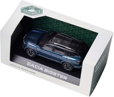 Dacia Bigster 2025 Mașină De Jucărie Indigo Albastru Scara 1:43 Dealer Edition