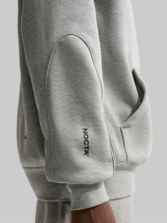 Hoodie Φούτερ με Κουκούλα Γκρι