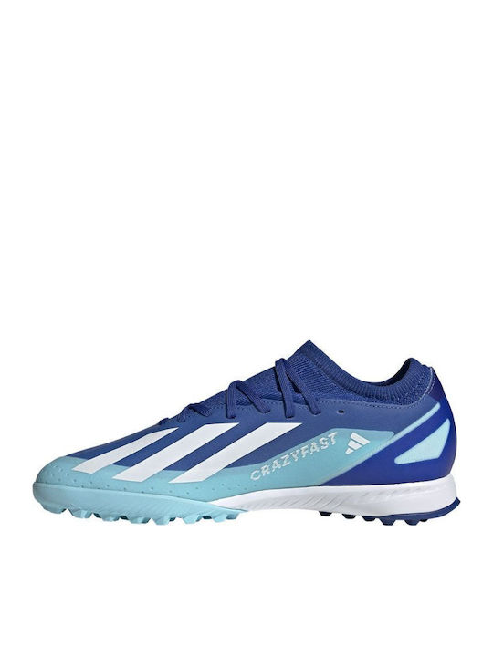 adidas X Crazyfast.3 Football Shoes with Molded Cleats Bright Royal / Cloud White / Solar Red