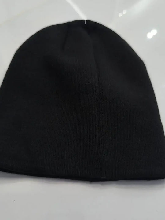 Beanie Unisex Beanie Gestrickt in Schwarz Farbe