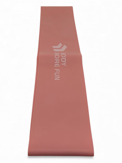Body More Fun Resistance Band Loop Pink 0.66m