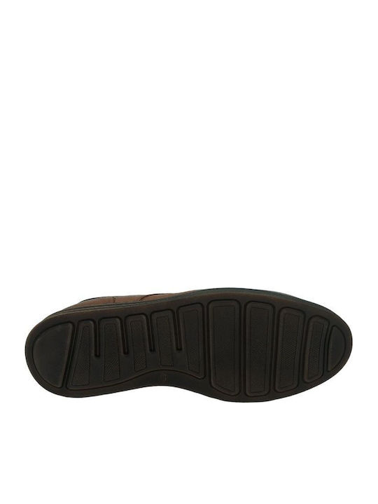 Men's Leather Casual Shoes Taba/Black