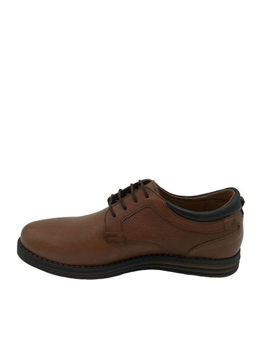 Men's Leather Casual Shoes Taba/Black