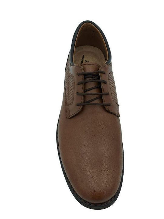 Men's Leather Casual Shoes Taba/Black