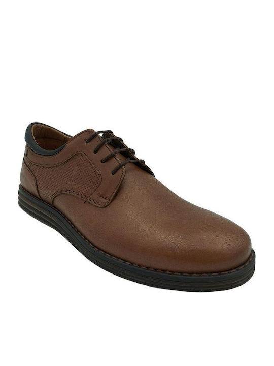 Men's Leather Casual Shoes Taba/Black