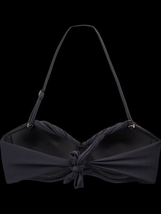 Strapless Bikini Top Μαύρο