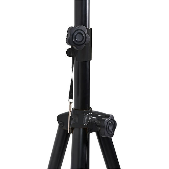QTX Sound Tρίποδο Ηχείων PA ύψους 170-170cm σε Μαύρο Χρώμα