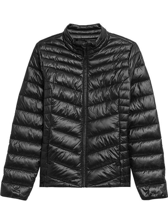 Women's for Hiking Short Puffer Jacket for Winter Black