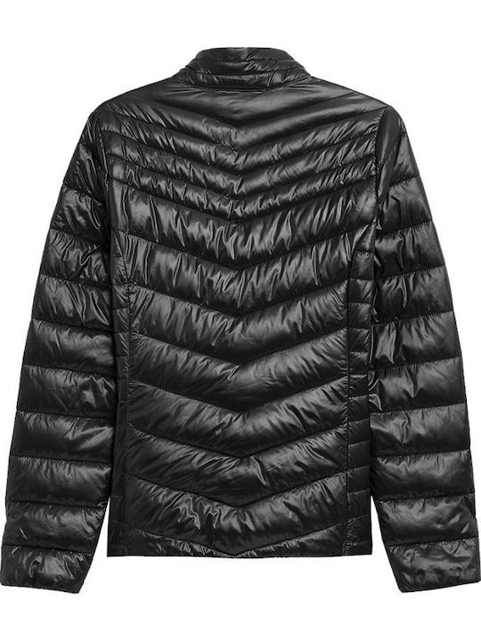 Women's for Hiking Short Puffer Jacket for Winter Black