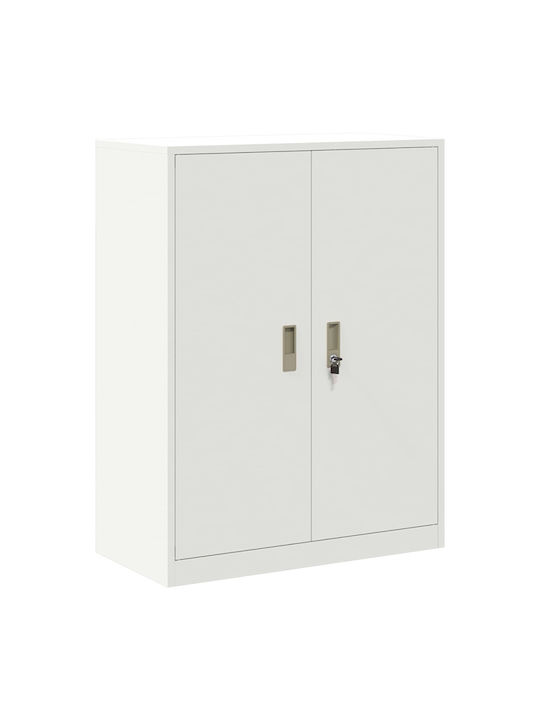 Kabinett Büro White 80x40x105cm