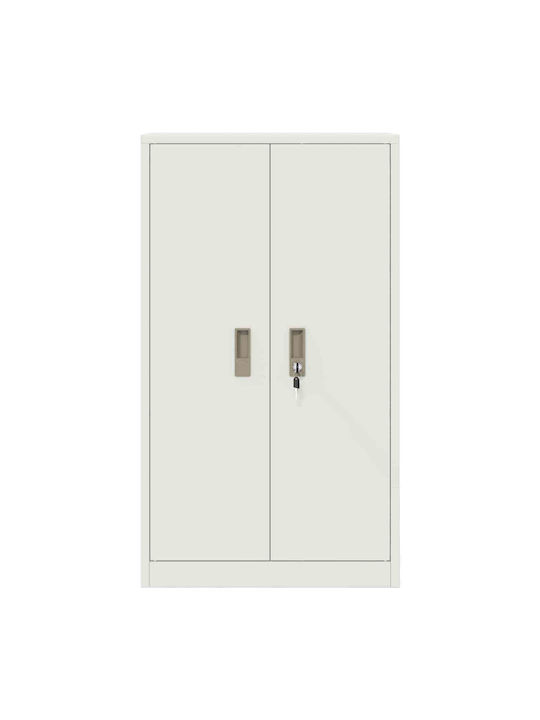 Ντουλάπι Γραφείου Μεταλλικό Λευκό 60x40x105cm