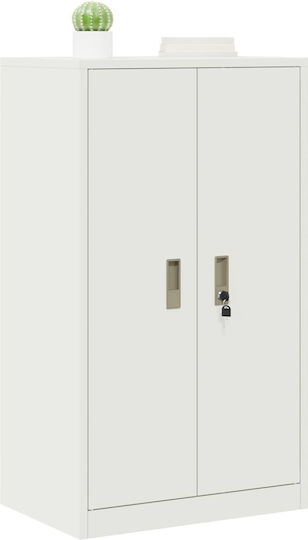 Ντουλάπι Γραφείου Μεταλλικό Λευκό 60x40x105cm