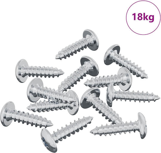 vidaXL Βίδα με Μήκος 4mm 13636τμχ