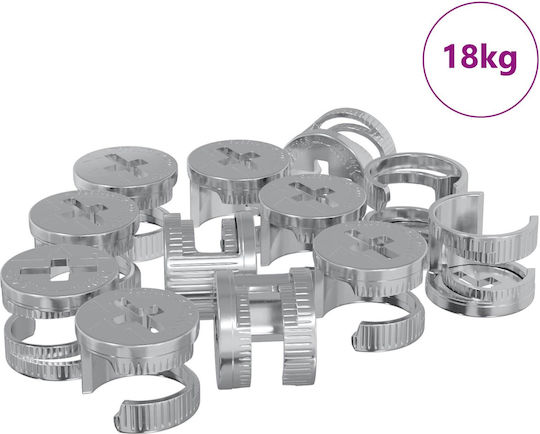 vidaXL Βίδα Μεταλλική με Διάμετρο M10 και Μήκος 12mm 8372τμχ