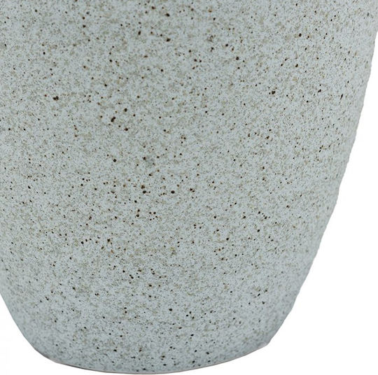 Artekko Διακοσμητικό Βάζο Κεραμικό Glazed Μπεζ Φ18.5xΥ44cm