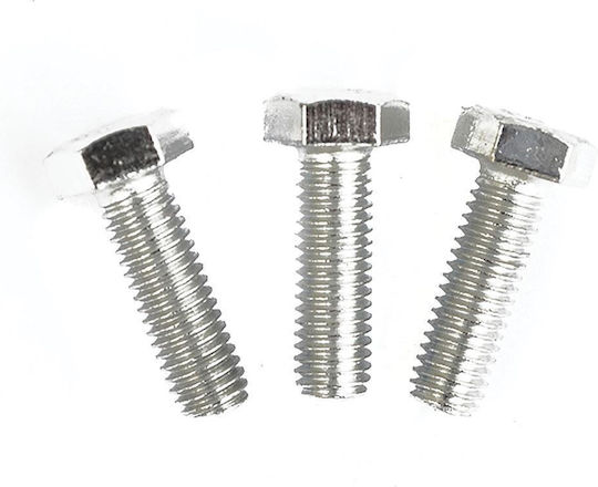Metal Screw Hexagon DIN 933 with Diameter M12 and Length 140mm 50pcs Olopasi