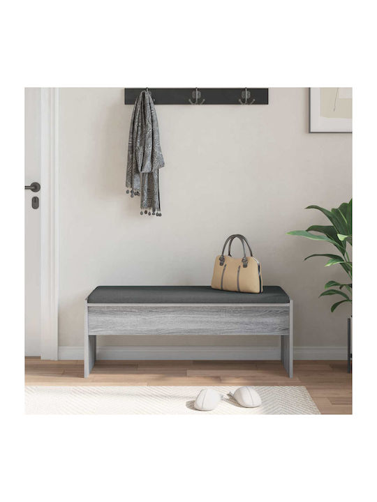 Entry Furniture with Bench Gray Sonoma 103x38x40cm