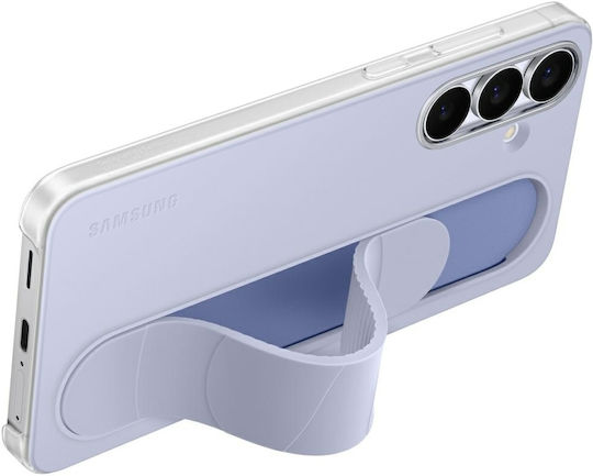 Samsung Standing Grip Back Cover Silicone Light Blue (Galaxy S25 FE)