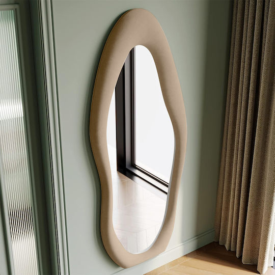 Shally Dogan 02001655 Wandspiegel Asymmetrischer Beiger 160x60cm Shally Dogan 02001655 Wandspiegel Asymmetrischer Beiger 160x60cm