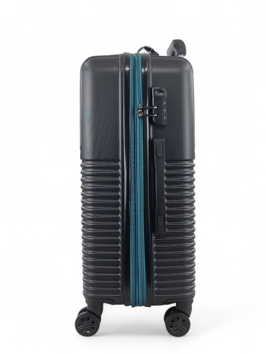 Rain Hard Black Suitcases With 4 Wheels