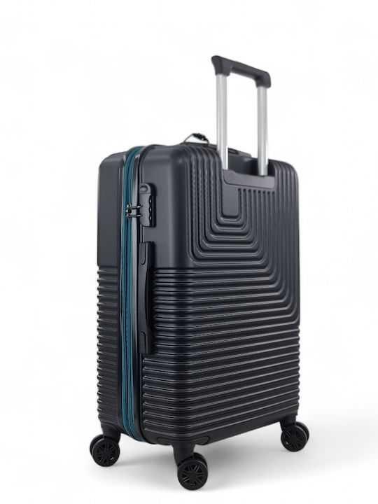 Rain Hard Black Suitcases With 4 Wheels