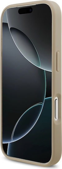 Lacoste Petit Pique Umschlag Rückseite Braun (iPhone 17 Pro)