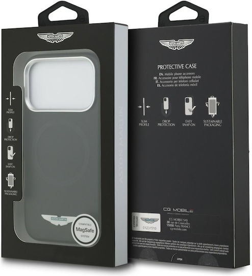 Aston Martin Racing Back Cover Σιλικόνης Μαύρο (iPhone 17 Pro)