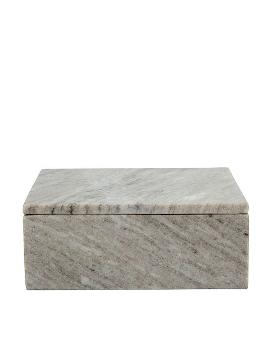 Artekko Κουτί Κοσμημάτων Γκρι 20x20x7.8cm