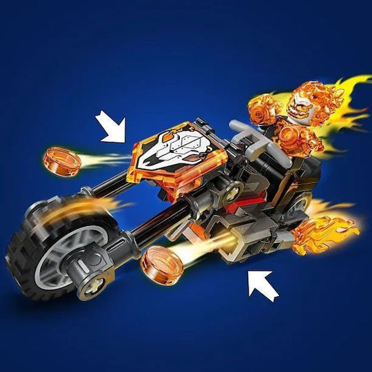 LEGO Marvel Spider-Man vs Ghost Rider Motorcycle for Ages 6+ 72 Pieces