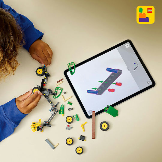 LEGO Technic John Deere 1470H Колесен Харвестър за 7+ Години 117 Бройки